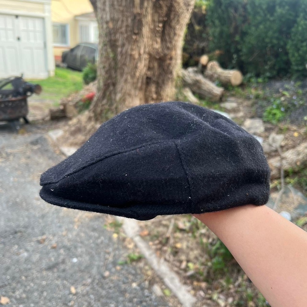 Vintage 1990s John Hanly & Co. pure wool Irish flat cap / beret hat